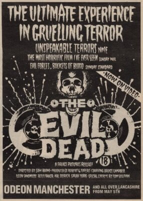 The Evil Dead - Manchester Odeon Newspaper Ad