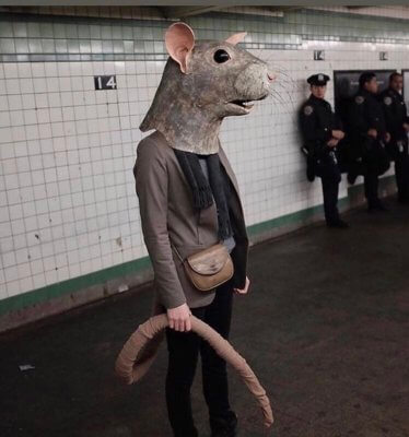 Rat in The Subway